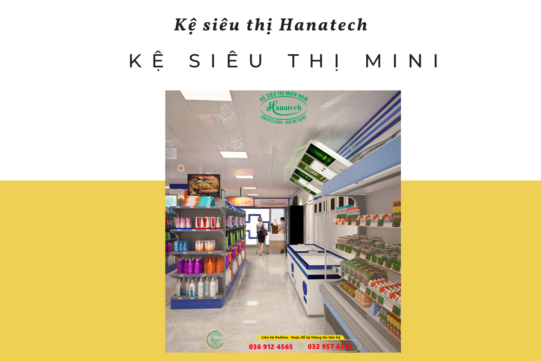 Giá kệ siêu thị Mini tại Bình Phước