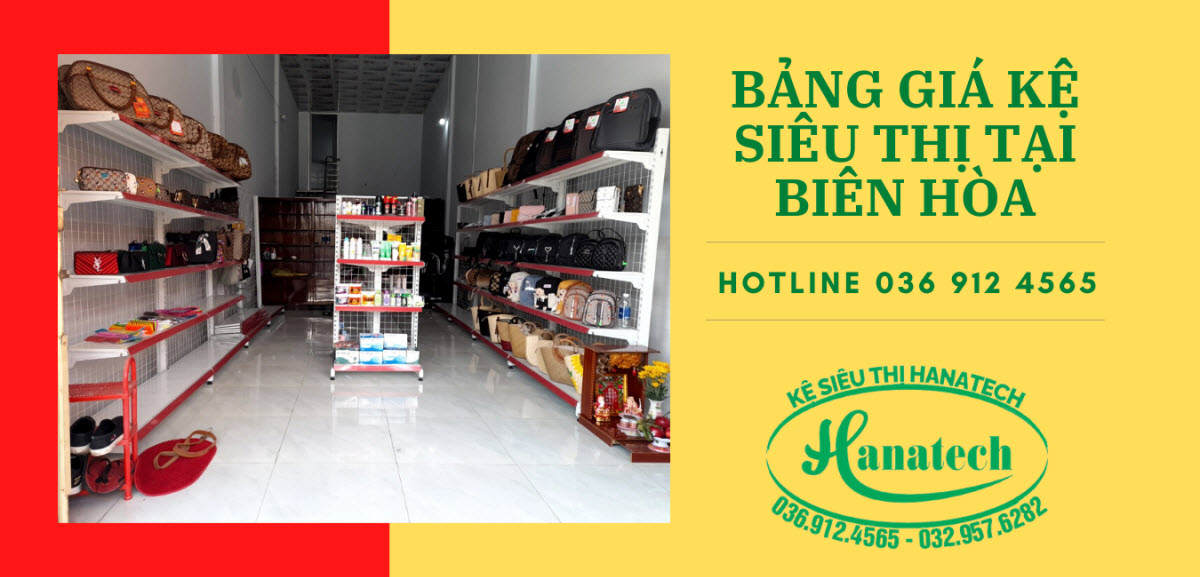 Giá kệ siêu thị tại Biên Hòa Đồng Nai