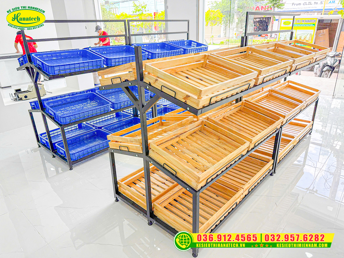Kệ siêu thị tại Bạc Liêu