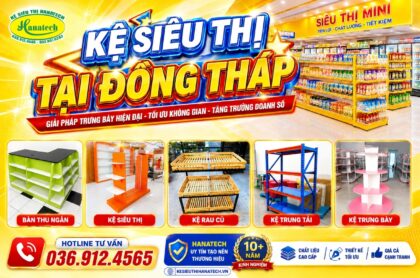 Kệ siêu thị tại Đồng Tháp