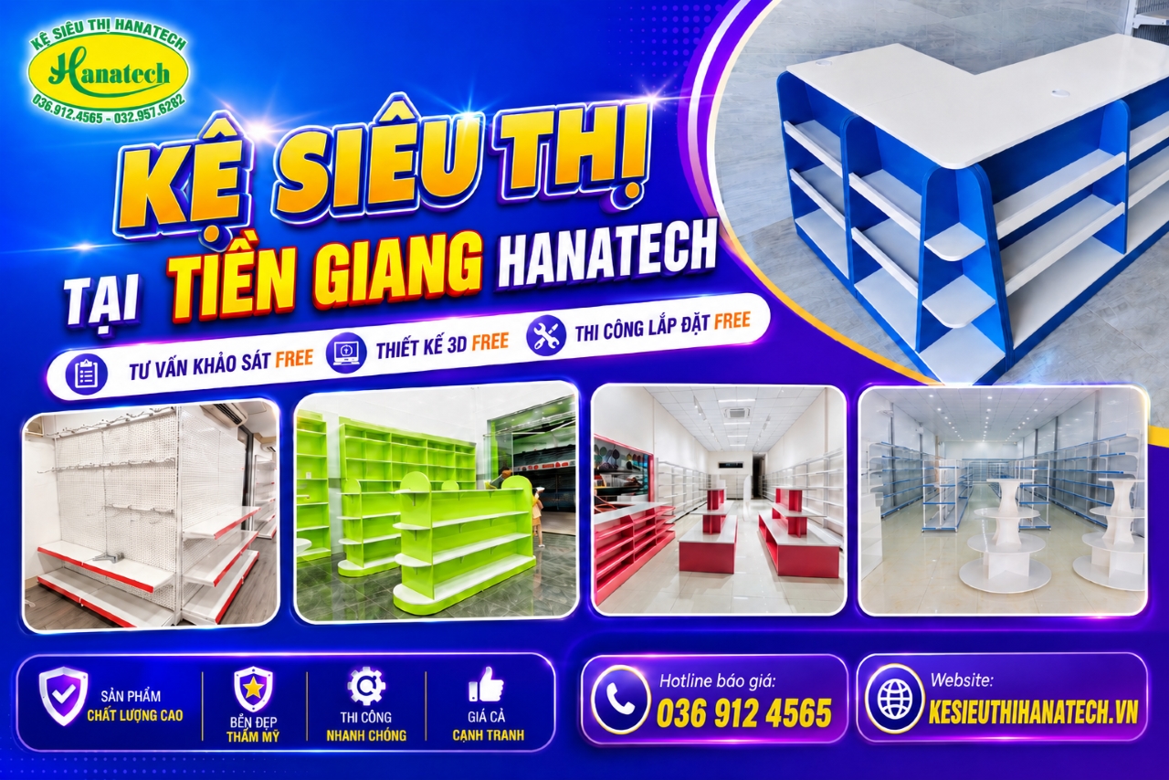 Kệ siêu thị Tiền Giang