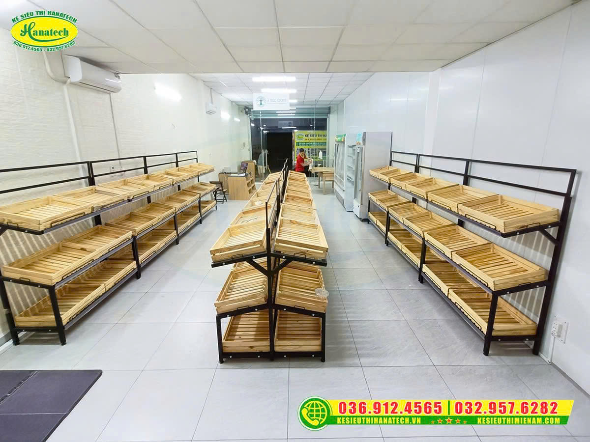 Kệ siêu thị Vĩnh Phúc