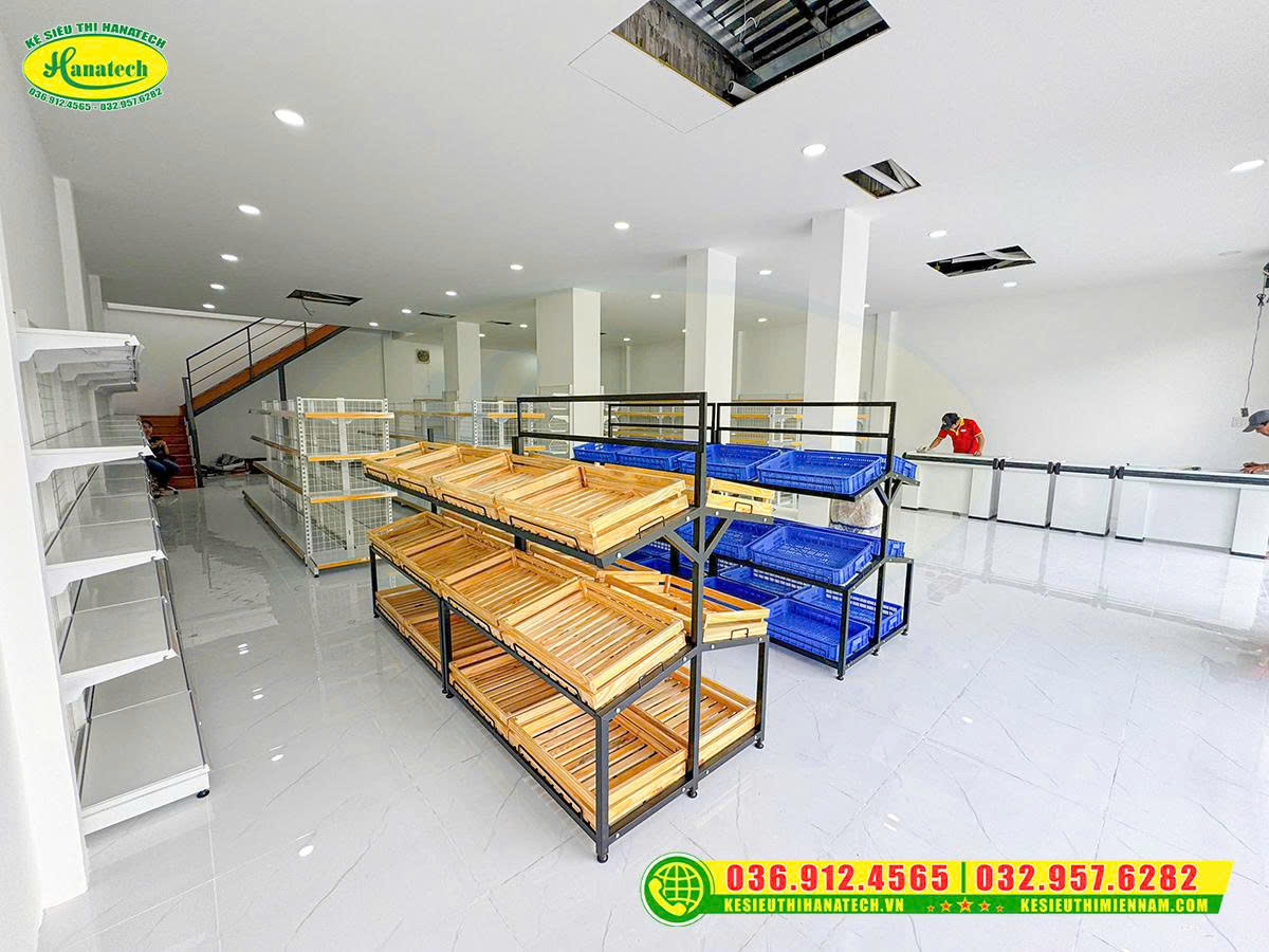 Kệ siêu thị Vĩnh Phúc