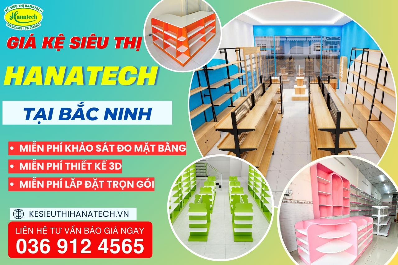 Kệ siêu thị tại Bắc Ninh