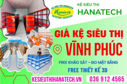 Kệ siêu thị tại Vĩnh Phúc