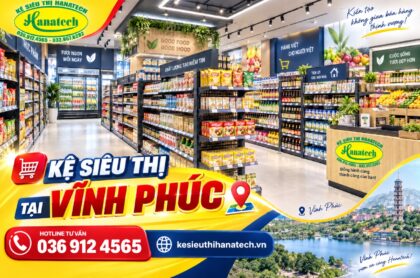 Kệ siêu thị tại Vĩnh Phúc