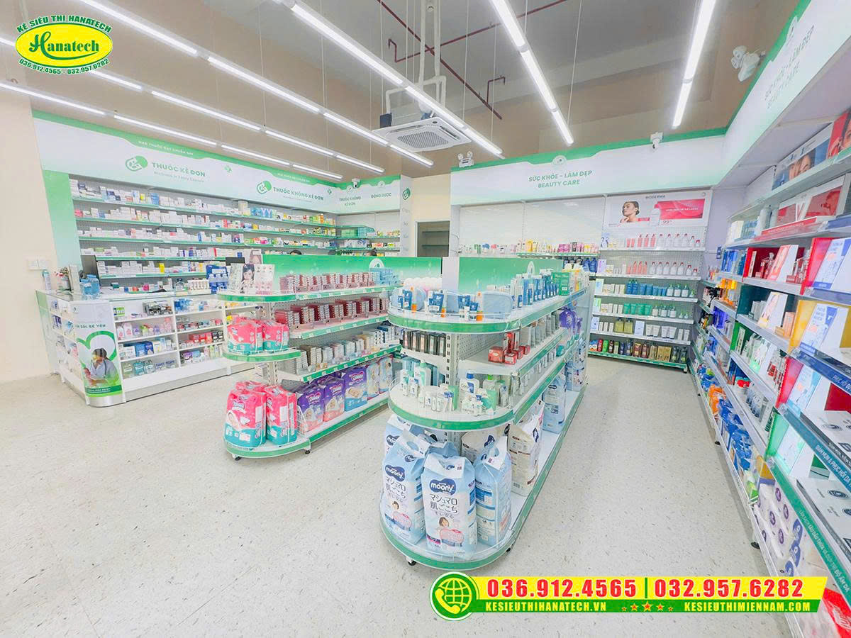 Kệ siêu thị Vĩnh Phúc