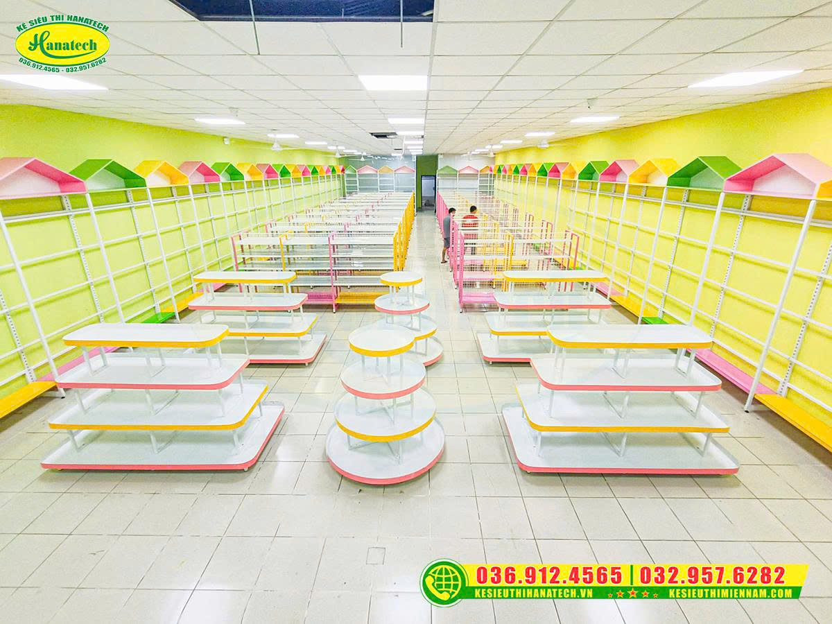 Kệ siêu thị Vĩnh Phúc