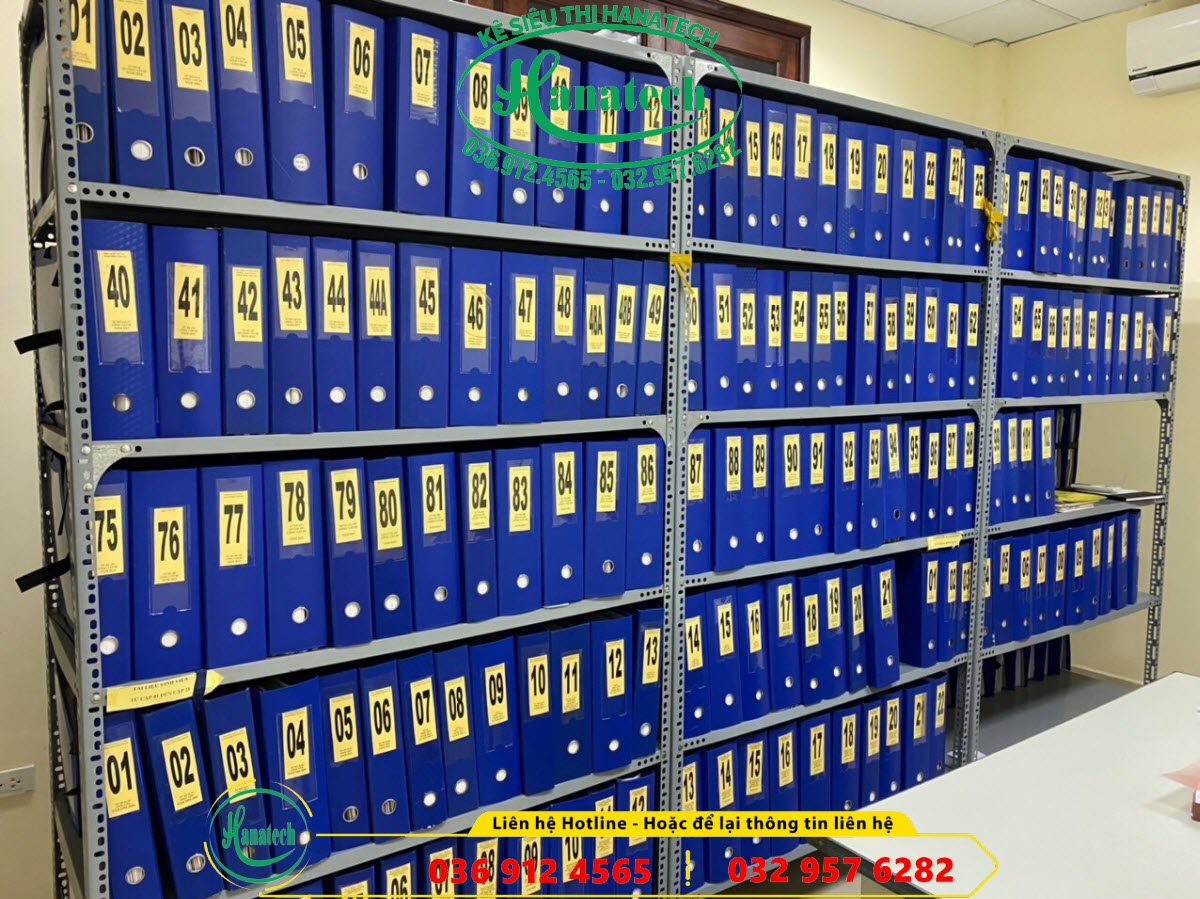 Giá kệ đựng tài liệu hồ sơ văn phòng hoặc trong kho