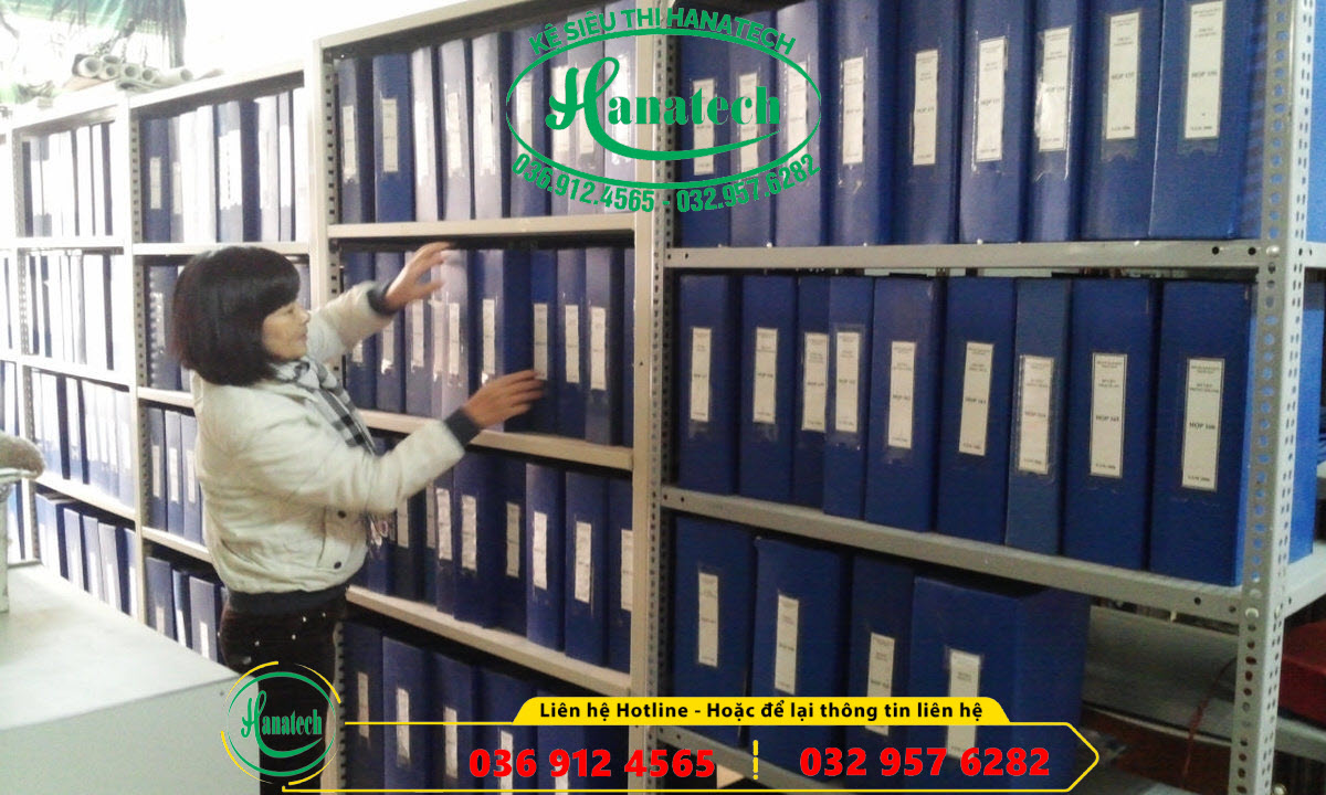 Giá kệ đựng tài liệu hồ sơ văn phòng hoặc trong kho