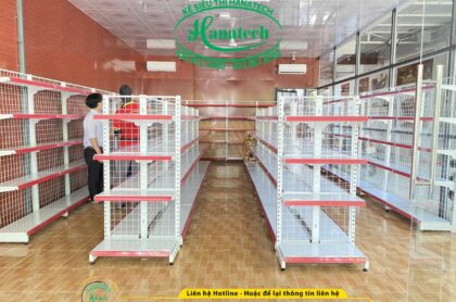 Lắp đặt giá kệ cho cửa hàng bách hóa tại Xuân Lộc Đồng Nai