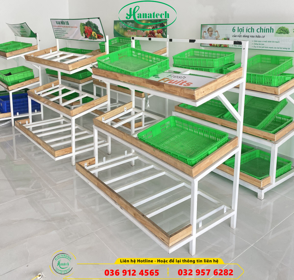 Giá kệ siêu thị trưng bày sản phẩm tại Kiên Giang