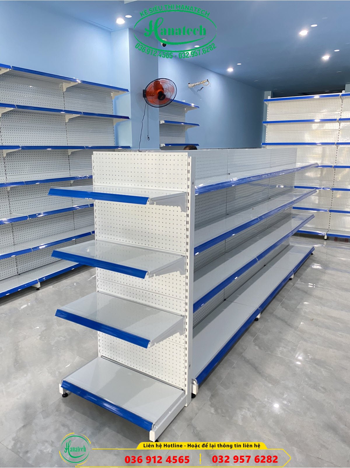 Giá kệ siêu thị trưng bày sản phẩm tại Kiên Giang