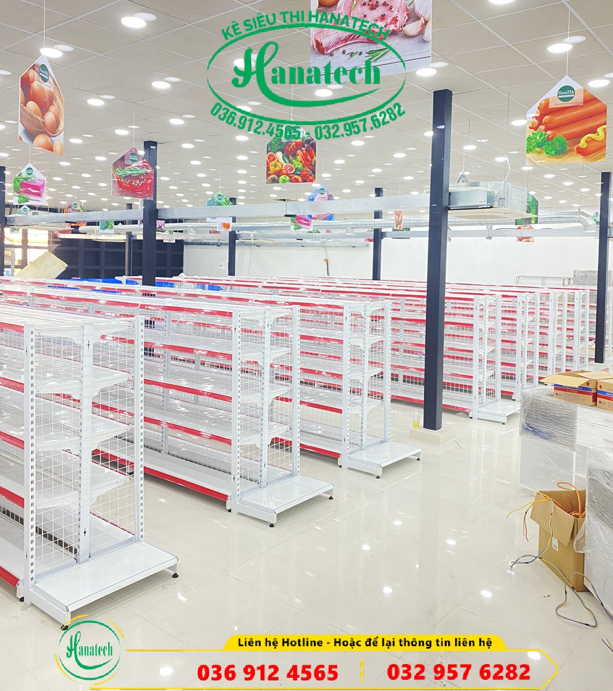 Giá kệ siêu thị trưng bày sản phẩm tại Kiên Giang