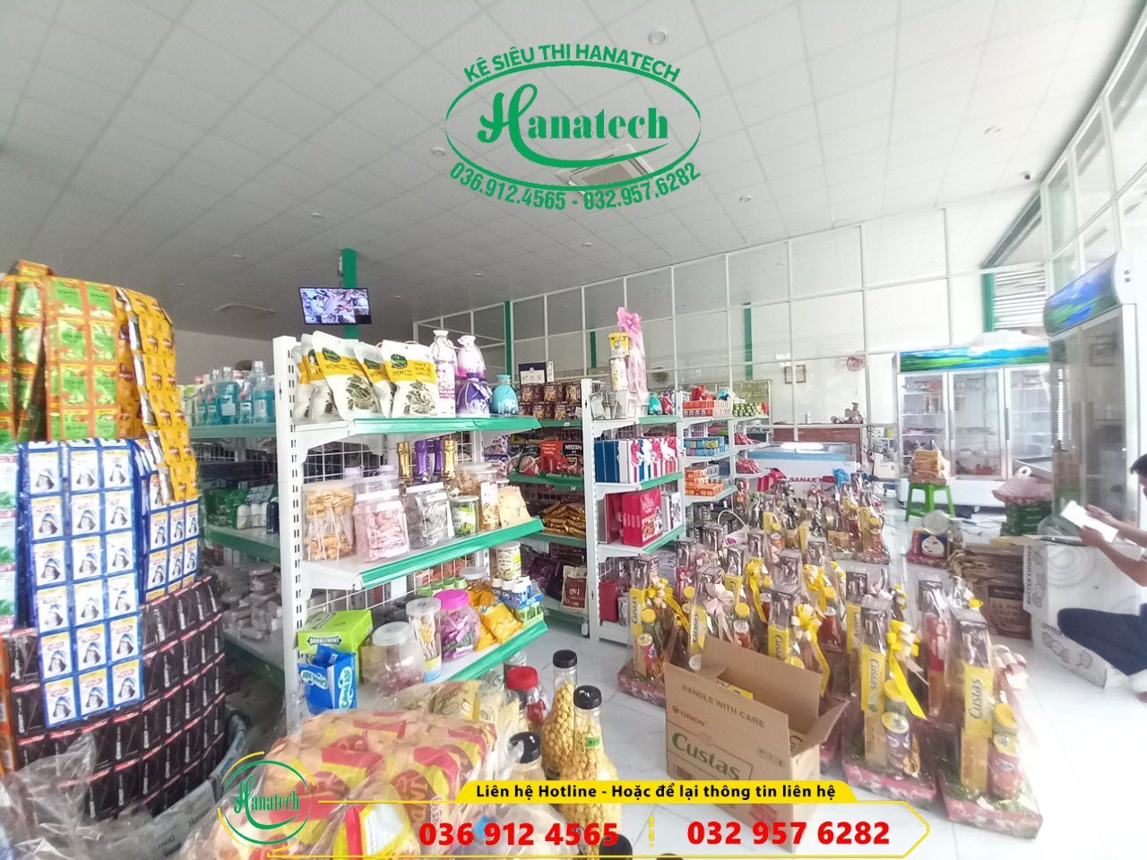 giá kệ siêu thị trưng bày cho cửa hàng tạp hóa tại Trảng Bom Đồng Nai