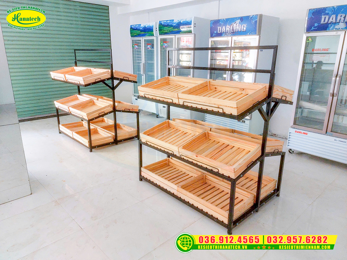 Giá kệ siêu thị tại Điện Biên Hanatech