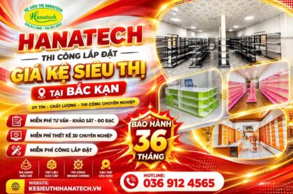 Giá kệ siêu thị tại Bắc Kạn