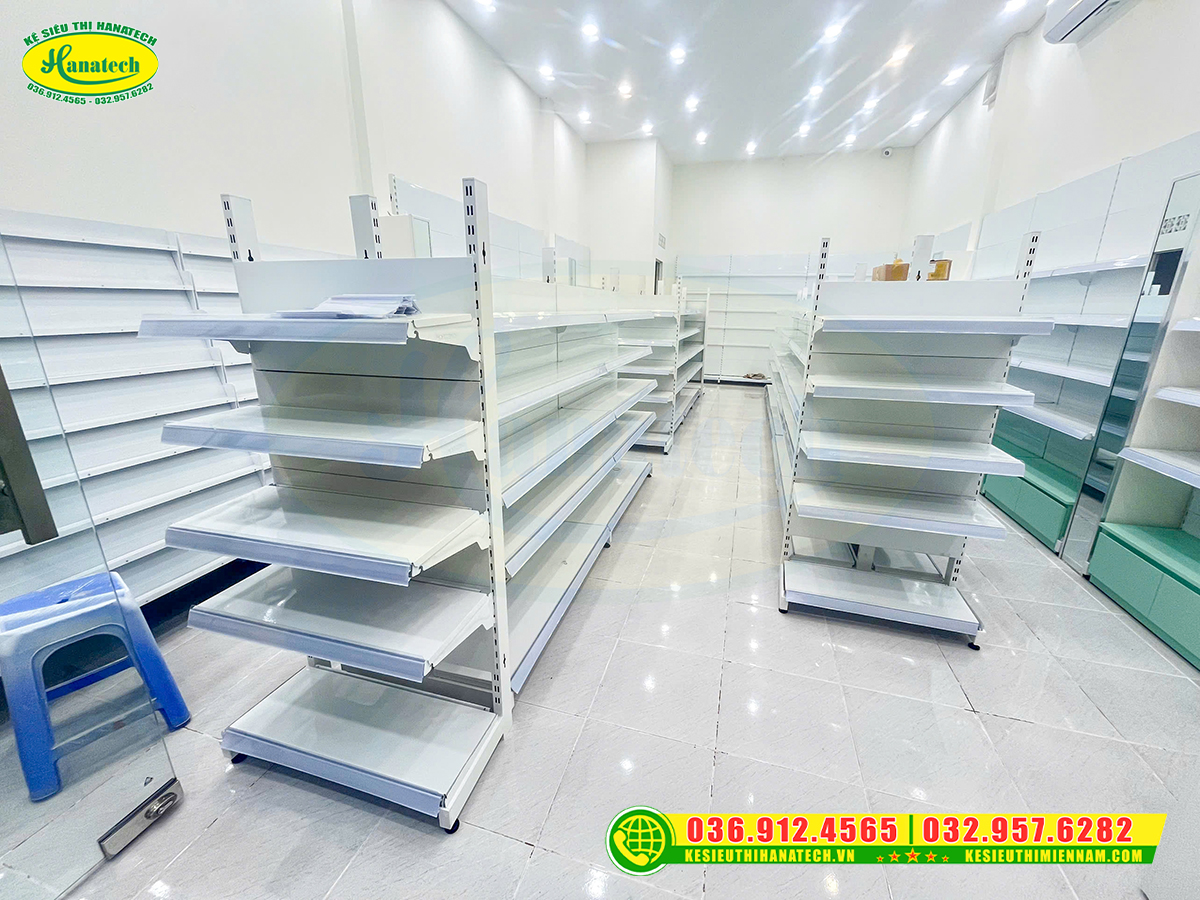 Giá kệ siêu thị tại Điện Biên Hanatech