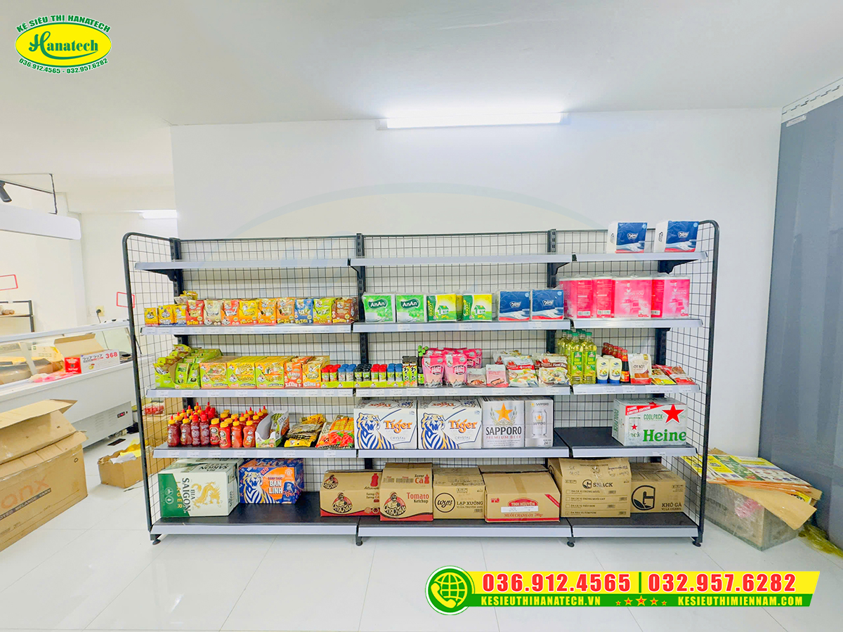 Giá kệ siêu thị tại Hà Giang Hanatech