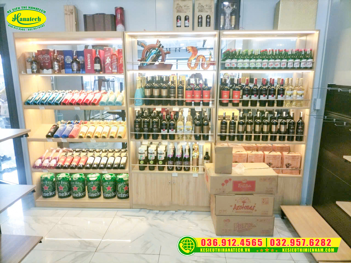Giá kệ siêu thị tại Cao Bằng Hanatech