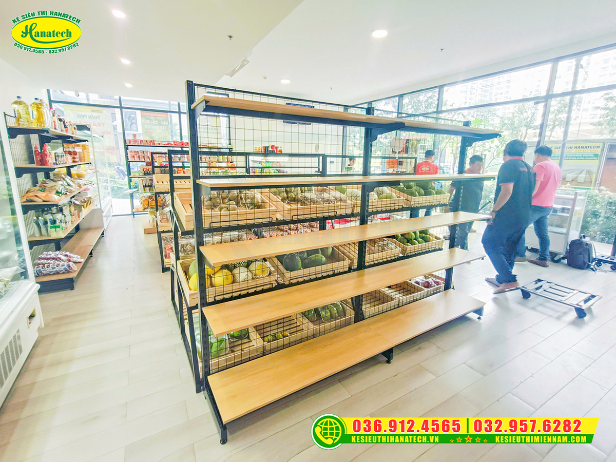 Giá kệ siêu thị tại Cao Bằng Hanatech