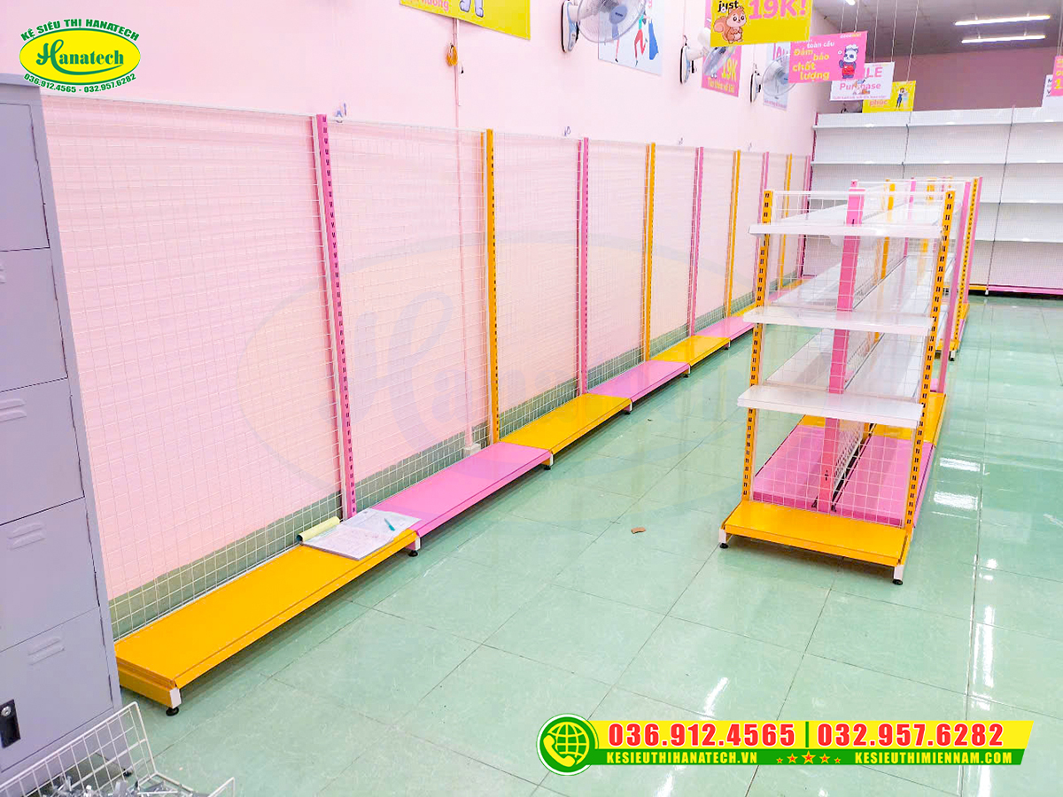Giá kệ siêu thị tại Cao Bằng Hanatech