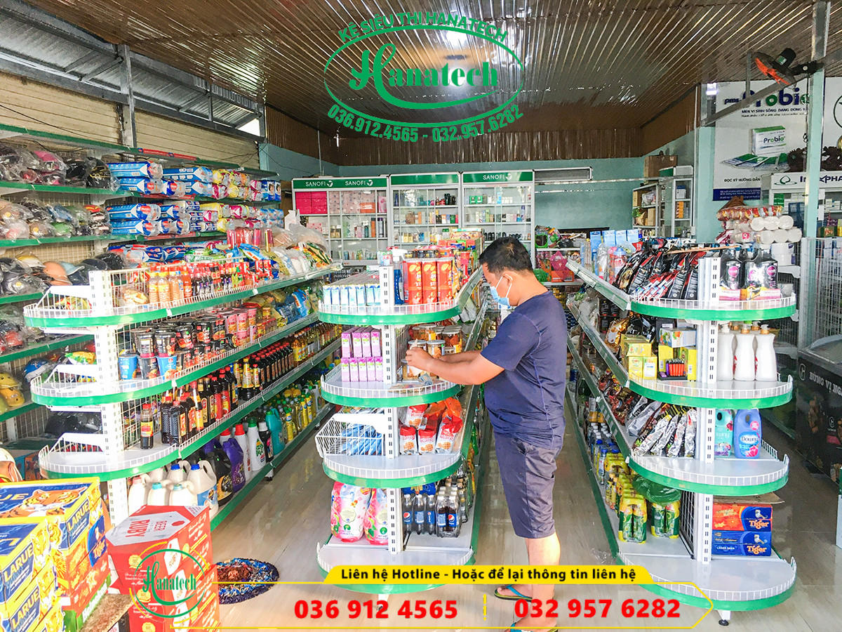 Giá kệ siêu thị tại Bắc Giang