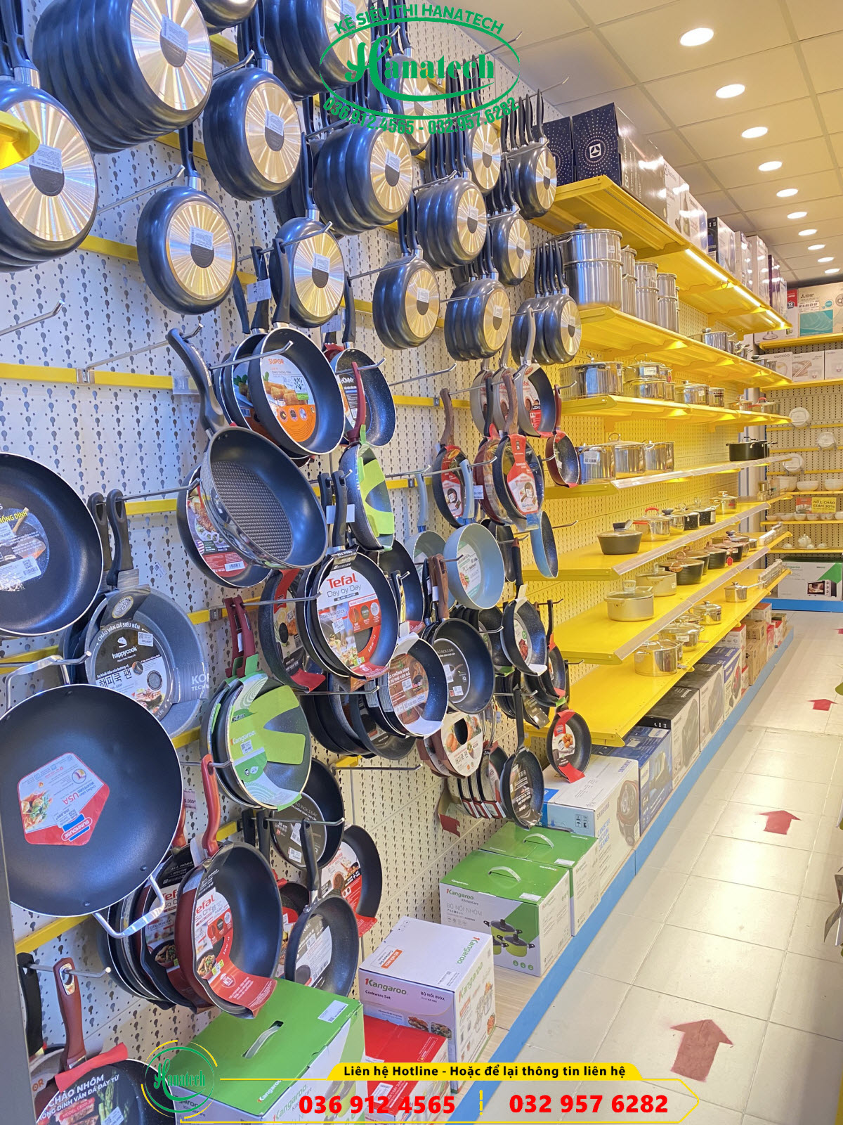 Giá kệ siêu thị trưng bày cho cửa hàng điện máy đồ gia dụng tại Tây Ninh