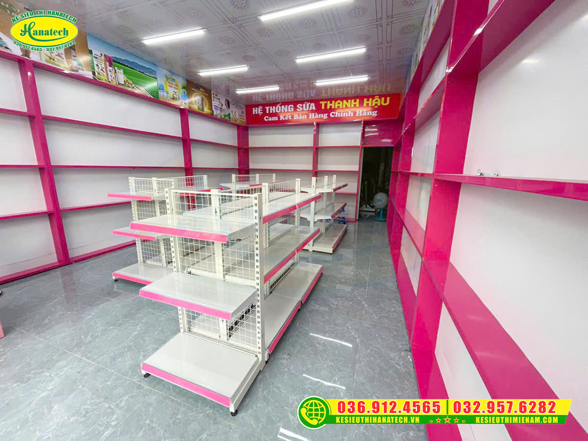 Mẫu tủ kệ trưng bày sản phẩm tại Hà Nội