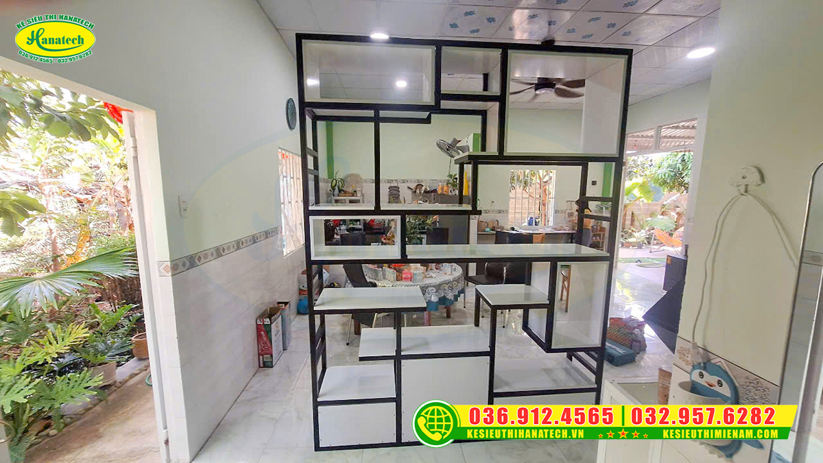 Mẫu tủ kệ trưng bày sản phẩm tại Hà Nội