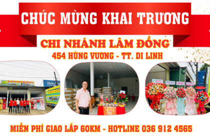 Khai trương tổng kho Kệ siêu thị tại Lâm Đồng Hanatech