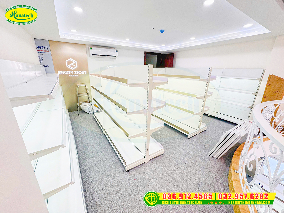 Kệ siêu thị tại Hoà Bình Hanatech