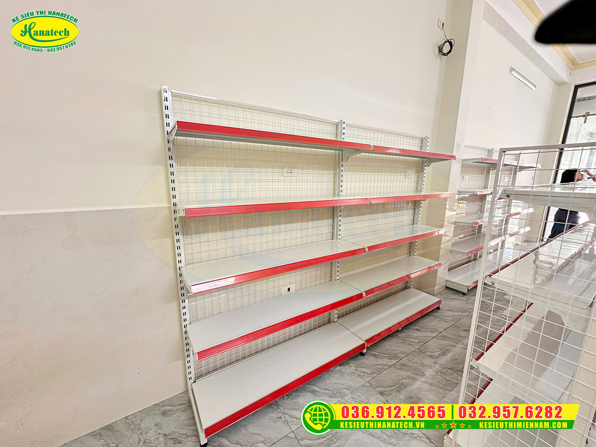 Kệ siêu thị tại Thái Nguyên Hanatech