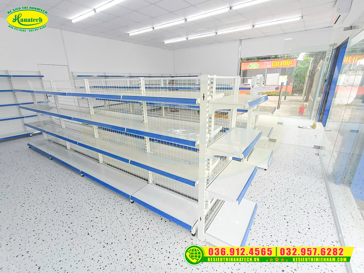 Kệ siêu thị tại Thái Nguyên Hanatech