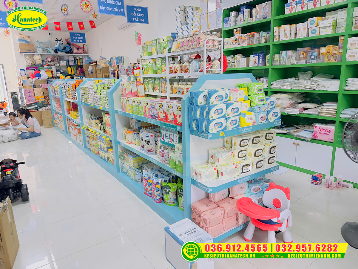 Kệ siêu thị tại Lai Châu Hanatech