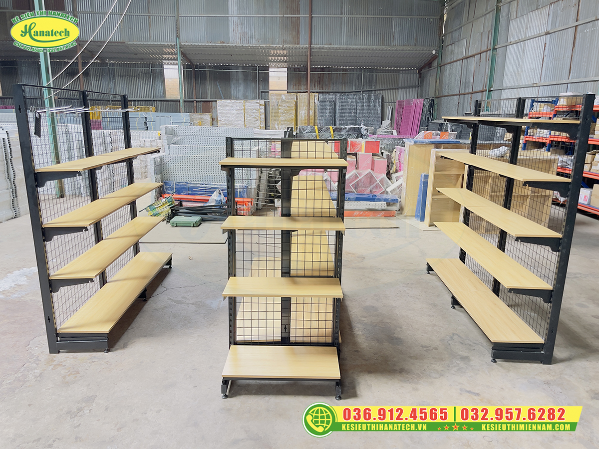 Kệ siêu thị tại Thái Nguyên Hanatech