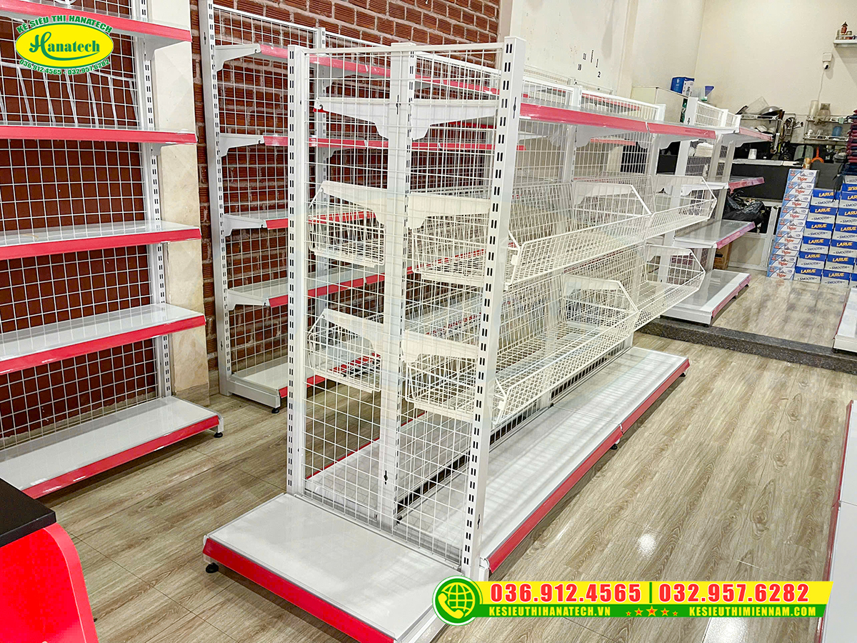 Kệ siêu thị tại Hoà Bình Hanatech