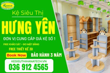 Kệ siêu thị tại Hưng Yên