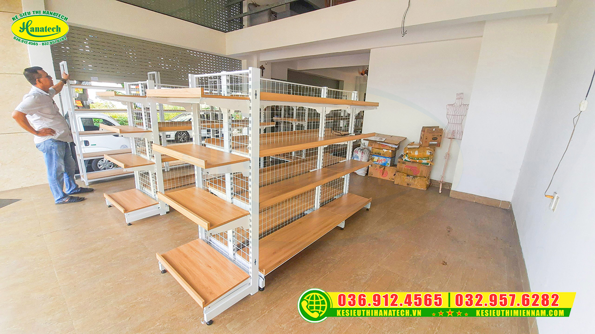 Kệ siêu thị tại Sơn La Hanatech