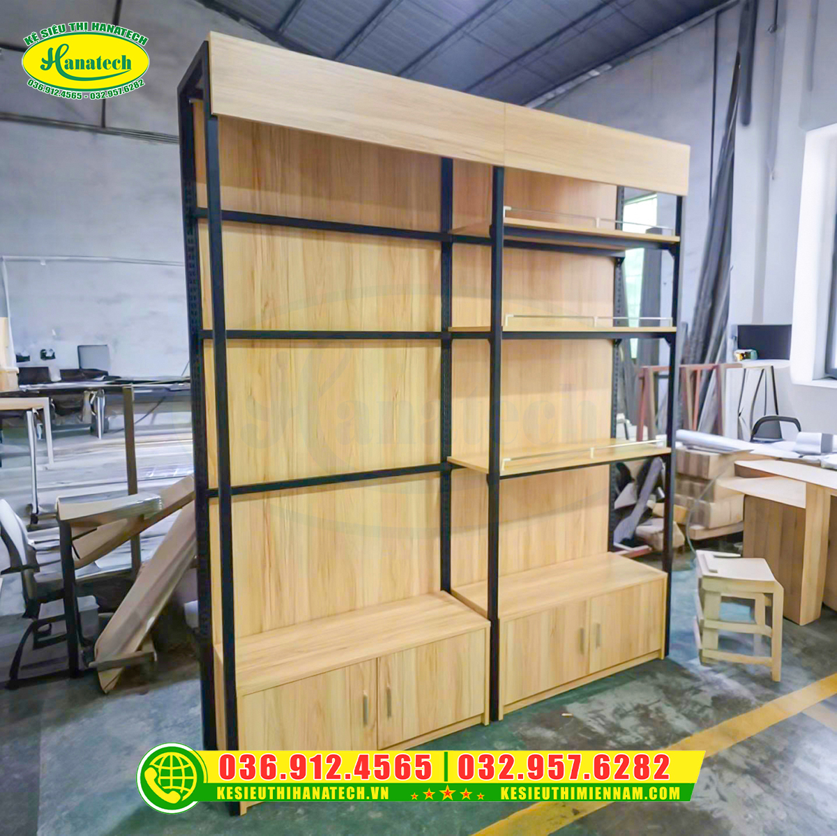 Kệ siêu thị tại Tuyên Quang Hanatech