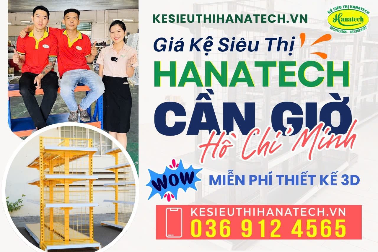 Kệ siêu thị tại Cần Giờ TPHCM