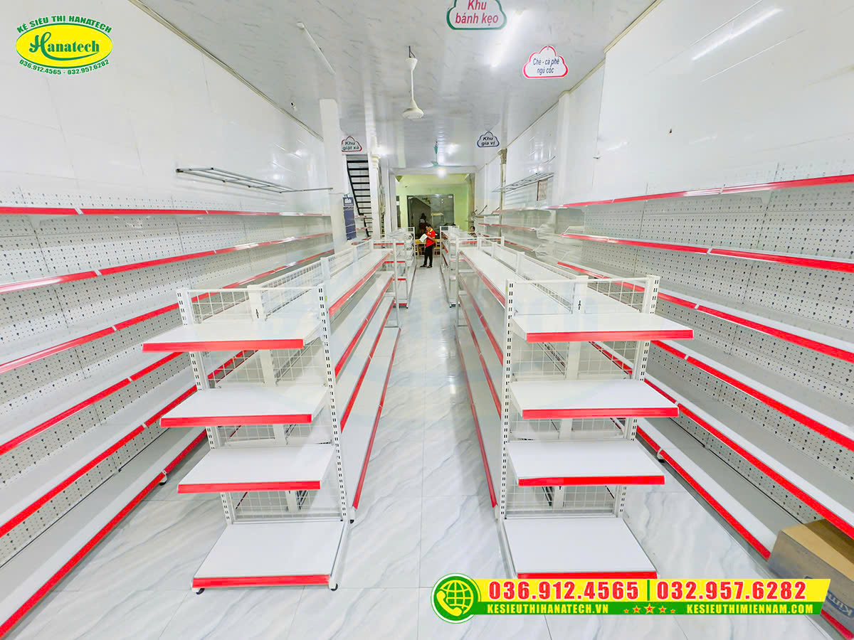 Setup kệ siêu thị mini tại Quận 1
