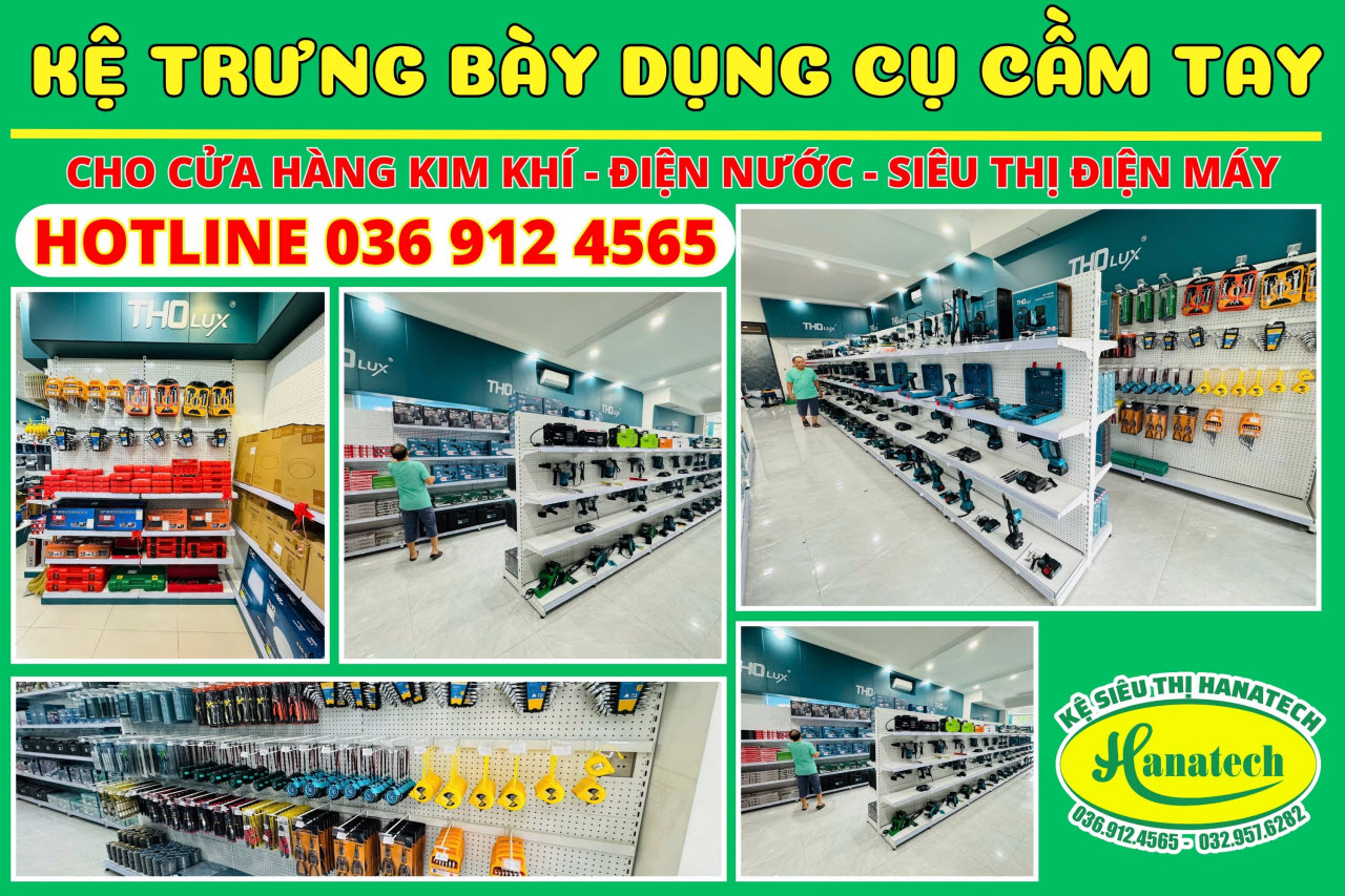 Giá Kệ trưng bày dụng cụ cầm tay