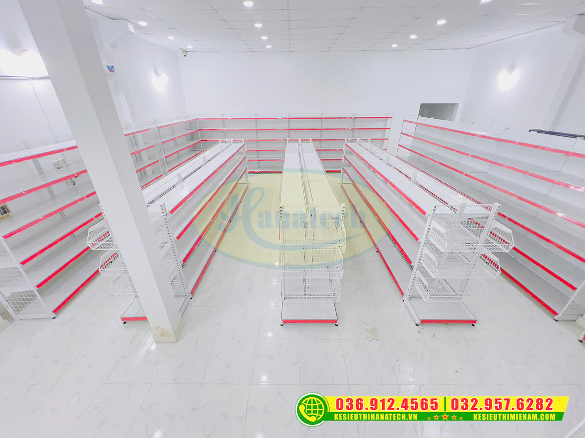 Kệ siêu thị tại Kon Tum Hanatech
