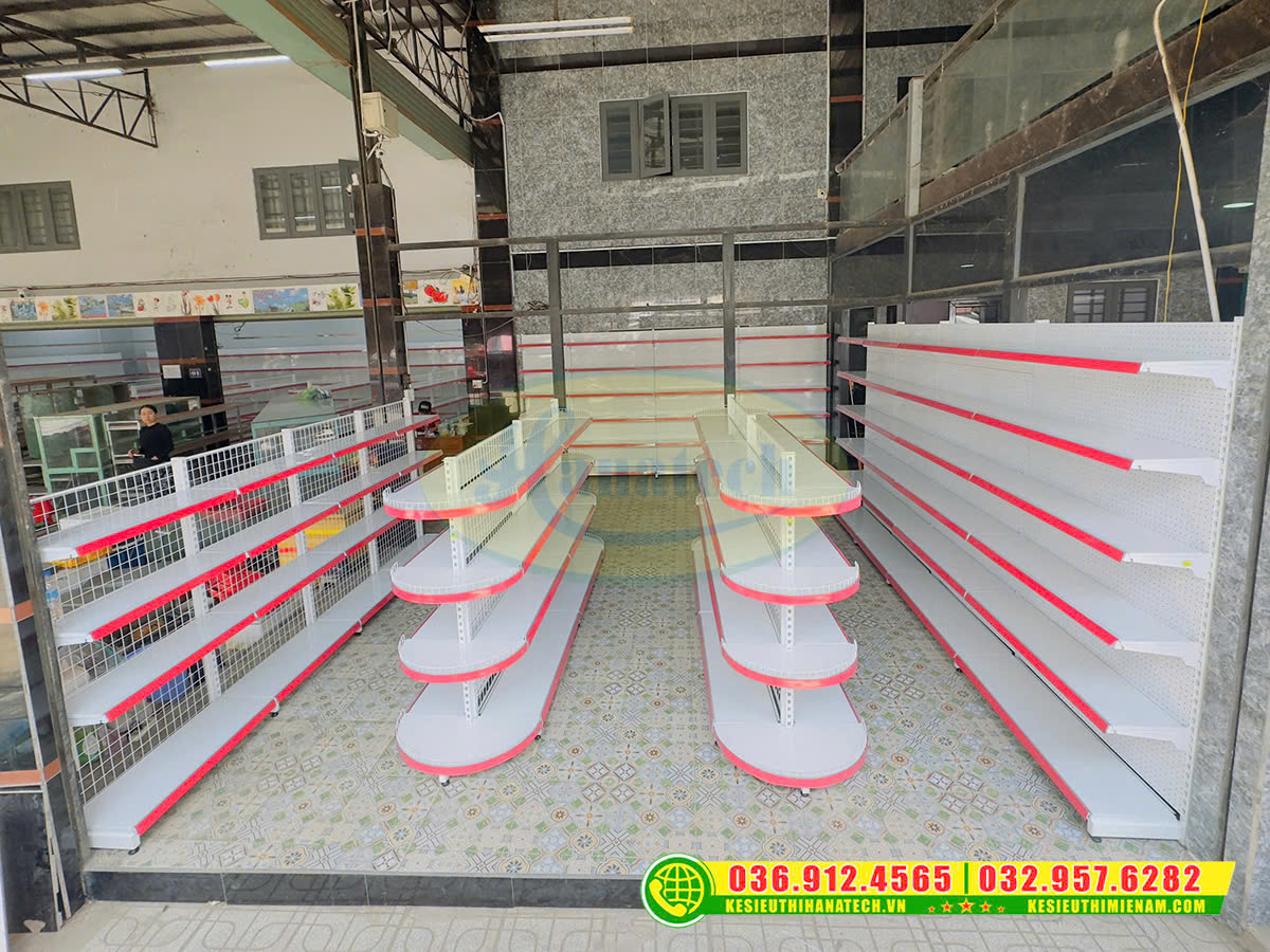 Kệ siêu thị tại Kon Tum Hanatech