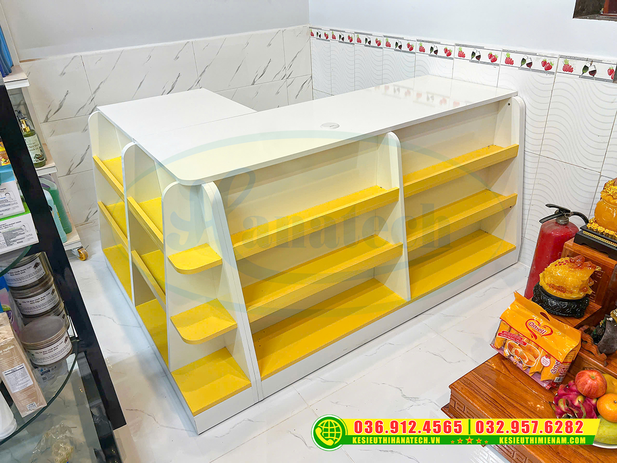 Hanatech thi công nội thất shop – Lắp đặt kệ siêu thị tận nơi tại Bảo Lâm Lâm Đồng