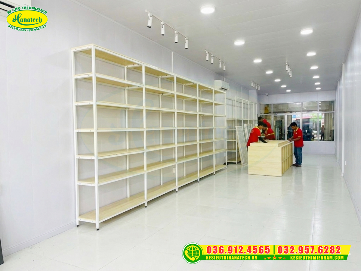 Kệ siêu thị tại Đạ Huoai