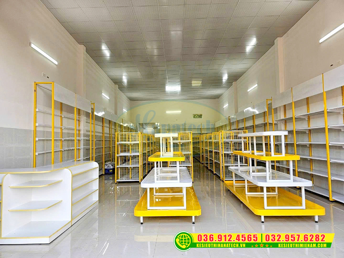 Kệ siêu thị tại Ba Tri Bến Tre