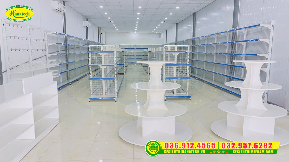 Kệ siêu thị tại Ba Tri Bến Tre