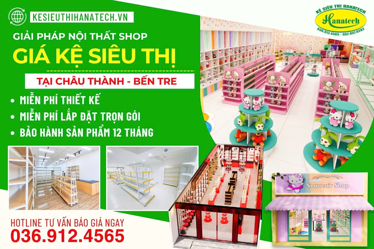 Kệ siêu thị tại Châu Thành